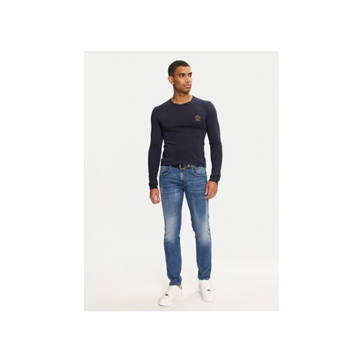 Versace Longsleeve AUU01007 1A1001 Granatowy Regular Fit Versace S MODIVO