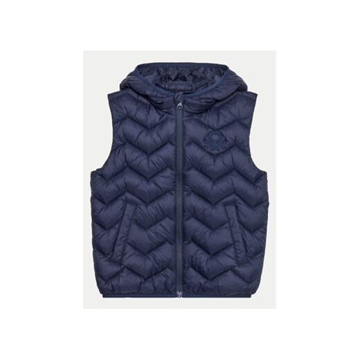 United Colors Of Benetton Kamizelka 2TWDGJ00G Granatowy Regular Fit United Colors Of Benetton 110 MODIVO