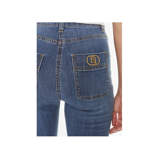 Elisabetta Franchi Jeansy PJ-39S-41E2-V345 Niebieski Regular Fit Elisabetta Franchi 28 MODIVO