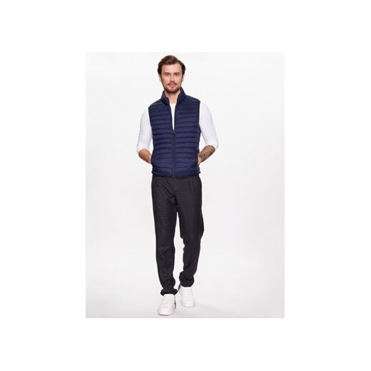United Colors Of Benetton Kamizelka 2BA2UJ005 Granatowy Regular Fit United Colors Of Benetton XL MODIVO