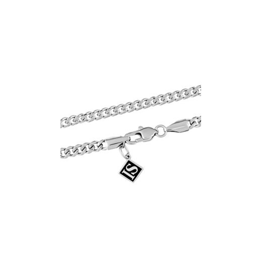 ICED STUFF Łańcuszek Miami Cuban Link Białe złoto Iced Stuff 55 MODIVO