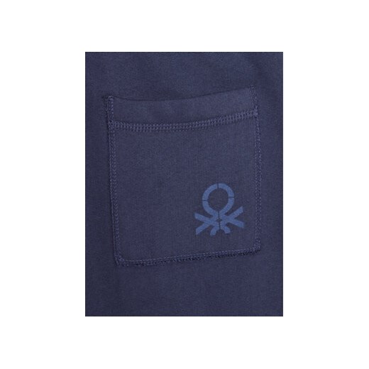 United Colors Of Benetton Spodnie dresowe 3EB5CF05L Granatowy Regular Fit United Colors Of Benetton 130 MODIVO