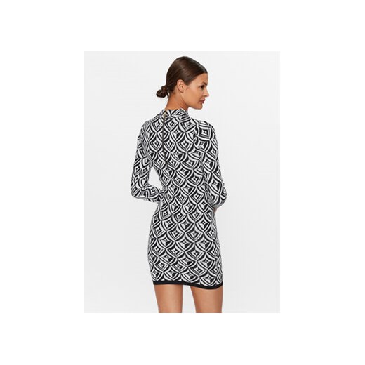 Glamorous Sukienka dzianinowa CK6805 Czarny Slim Fit Glamorous 40 MODIVO
