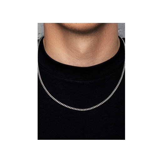 ICED STUFF Łańcuszek Miami Cuban Link Białe złoto Iced Stuff 50 MODIVO