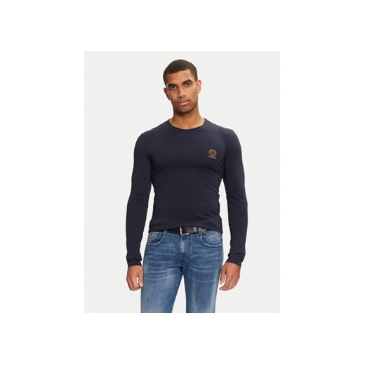 Versace Longsleeve AUU01007 1A1001 Granatowy Regular Fit Versace S MODIVO