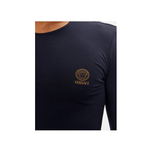 Versace Longsleeve AUU01007 1A1001 Granatowy Regular Fit Versace S MODIVO