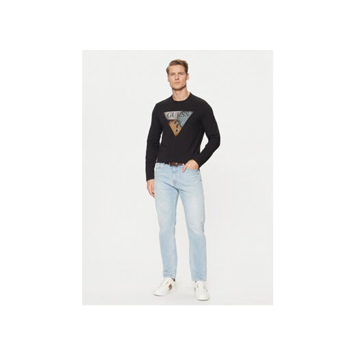 Guess Longsleeve M5RI15 J1314 Czarny Slim Fit Guess M MODIVO