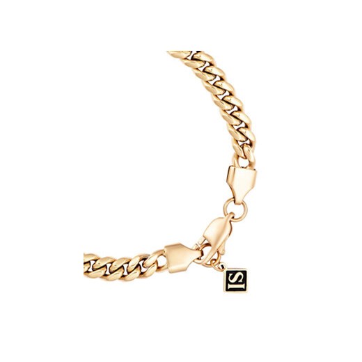 ICED STUFF Bransoletka Miami Cuban Link Złoty Iced Stuff 20 MODIVO