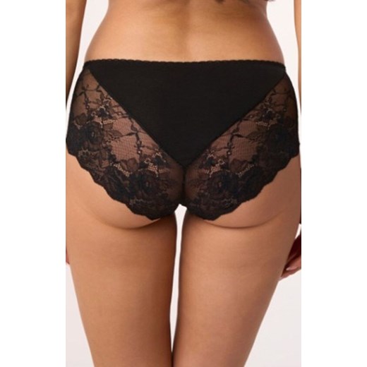 Eleganckie czarne figi damskie z regularnym stanem BBL 205, Kolor czarny, Rozmiar S, Babell ze sklepu Intymna w kategorii Majtki damskie - zdjęcie 177447915