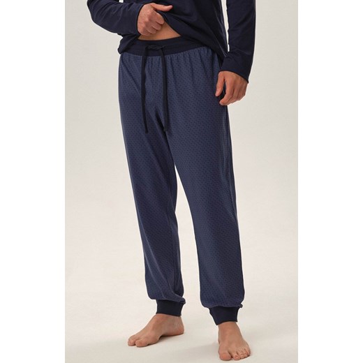 Henderson bawełniana piżama męska Hunt 41920-59X, Kolor granatowy, Rozmiar 2XL, Henderson L wyprzedaż Intymna