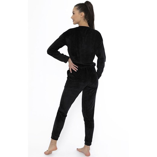 Czarny dres damski 176, Kolor czarny, Rozmiar 2XL, leptir ze sklepu Intymna w kategorii Dresy damskie - zdjęcie 177448185