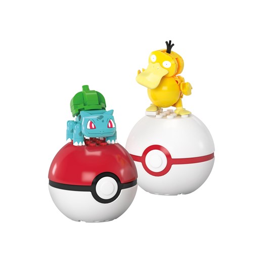 MATTEL Mega Figurki Pokémon do samodzielnego złożenia (2 Pokéball Mattel LIDL Sklep