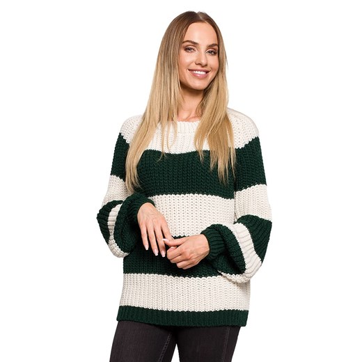 made of emotion Sweter w kolorze czarno-białym ze sklepu Limango Polska w kategorii Swetry damskie - zdjęcie 177451045