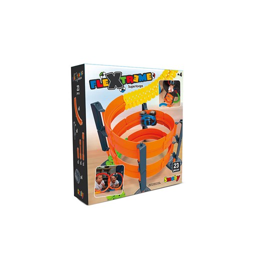 Smoby 23-częściowy tor wyścigowy &quot;FleXtreme Superlooping&quot; - 4+ ze sklepu Limango Polska w kategorii Zabawki - zdjęcie 177451358