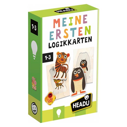 Headu Gra edukacyjna &quot;Moje pierwsze karty logiczne&quot; - 12 m+ ze sklepu Limango Polska w kategorii Zabawki - zdjęcie 177451895