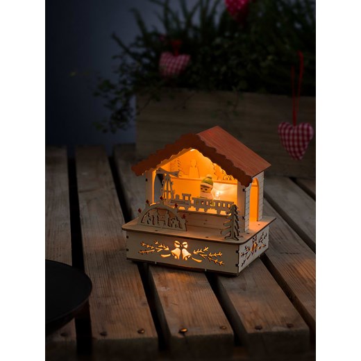 Konstsmide Dekoracja LED w kolorze brązowym - 13 x 12,5 x 10,5 cm Konstsmide onesize wyprzedaż Limango Polska