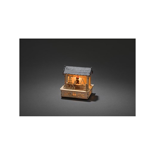 Konstsmide Dekoracja LED w kolorze brązowym - 13 x 12,5 x 10,5 cm ze sklepu Limango Polska w kategorii Dekoracje bożonarodzeniowe - zdjęcie 177452819