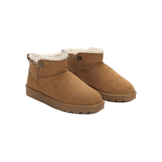 ISLAND BOOT Botki zimowe "Ikhlas" w kolorze jasnobrązowym Island Boot 38 promocja Limango Polska