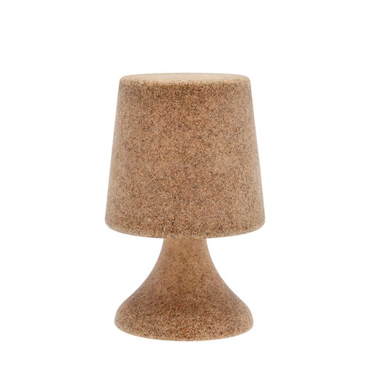 Villa Collection Lampa stołowa LED &quot;Midnat&quot; w kolorze jasnobrązowym - wys. 25,5 x Ø 16 cm ze sklepu Limango Polska w kategorii Lampy stołowe - zdjęcie 177454329