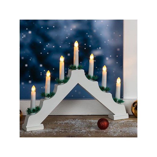 Profiline Dekoracyjna lampa LED w kolorze białym - 42,5 x 32 x 4,5 cm Profiline onesize okazja Limango Polska