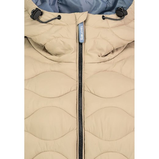 Sublevel Płaszcz pikowany w kolorze beżowym XL promocja Limango Polska