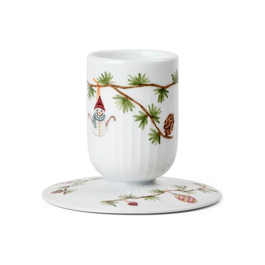 Kähler Świecznik &quot;Hammershøi&quot; w kolorze białym - wys. 9,5 x Ø 12 cm Kähler onesize Limango Polska wyprzedaż