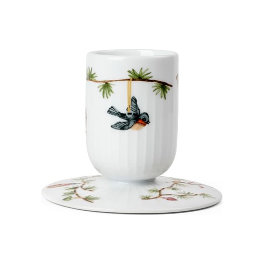 Kähler Świecznik &quot;Hammershøi&quot; w kolorze białym - wys. 9,5 x Ø 12 cm Kähler onesize wyprzedaż Limango Polska