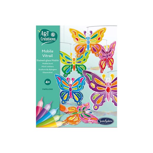 SentoSphere Zestaw kreatywny &quot;Mobile Butterflies&quot; - 4+ Sentosphere onesize okazyjna cena Limango Polska