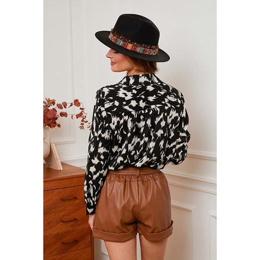 Plume Bluzka &quot;Olivier&quot; w kolorze czarno-białym Plume L wyprzedaż Limango Polska