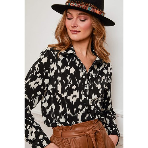 Plume Bluzka &quot;Olivier&quot; w kolorze czarno-białym Plume M wyprzedaż Limango Polska