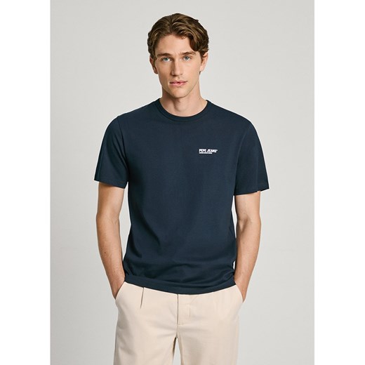 Pepe Jeans Koszulka w kolorze granatowym ze sklepu Limango Polska w kategorii T-shirty męskie - zdjęcie 177457645