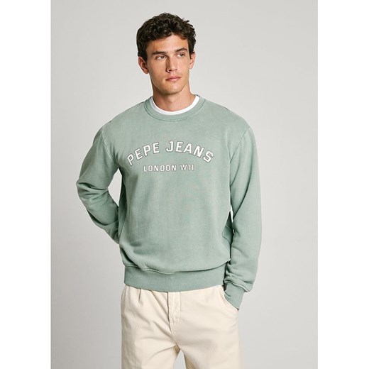 Pepe Jeans Bluza &quot;Aldridge&quot; w kolorze zielonym ze sklepu Limango Polska w kategorii Bluzy męskie - zdjęcie 177457695