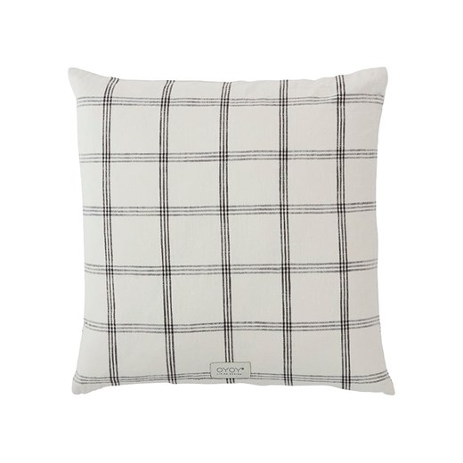 OYOY living design Poszewka &quot;Kyoto&quot; w kolorze biało-czarnym na poduszkę - 50 x 50 cm ze sklepu Limango Polska w kategorii Poszewki na poduszki - zdjęcie 177457807