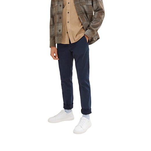 Tom Tailor Spodnie w kolorze granatowym ze sklepu Limango Polska w kategorii Spodnie męskie - zdjęcie 177458947