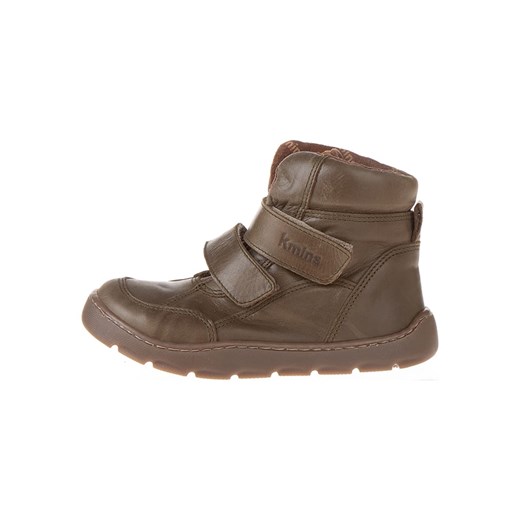kmins Botki zimowe w kolorze khaki do chodzenia na boso ze sklepu Limango Polska w kategorii Buty zimowe dziecięce - zdjęcie 177459657