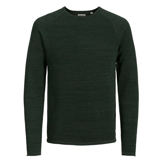 Jack &amp; Jones Sweter "Hill" w kolorze ciemnozielonym ze sklepu Limango Polska w kategorii Swetry męskie - zdjęcie 177460026