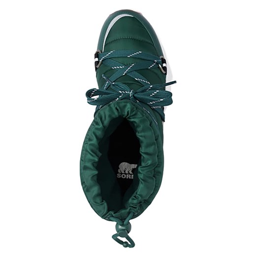 Sorel Skórzane kozaki zimowe &quot;Kinetic Impact&quot; w kolorze zielonym Sorel 37,5 promocyjna cena Limango Polska