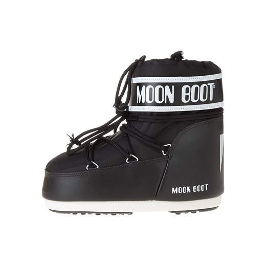 Moon Boot Botki zimowe &quot;Icon Low&quot; w kolorze czarnym ze sklepu Limango Polska w kategorii Śniegowce damskie - zdjęcie 177461419