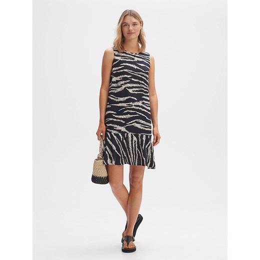 OPUS Sukienka w kolorze czarno-kremowym ze sklepu Limango Polska w kategorii Sukienki - zdjęcie 177462225