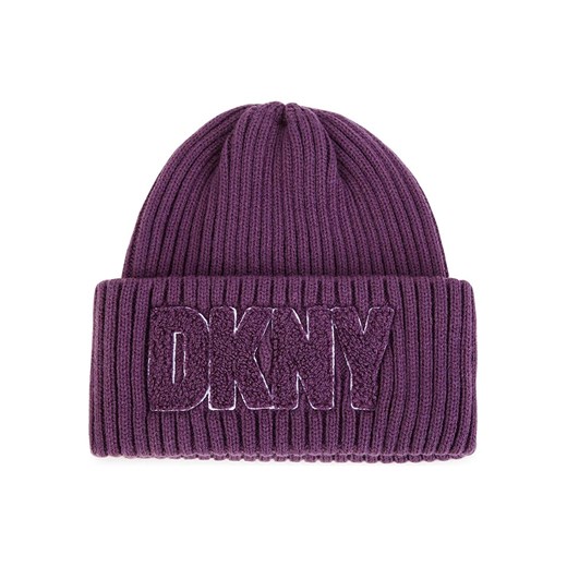 DKNY Czapka w kolorze fioletowym ze sklepu Limango Polska w kategorii Czapki dziecięce - zdjęcie 177462998