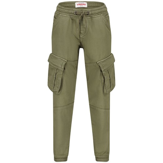 Vingino Bojówki - Regular fit - w kolorze khaki ze sklepu Limango Polska w kategorii Spodnie chłopięce - zdjęcie 177463176