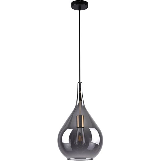 näve Lampa wisząca &quot;Gota&quot; w kolorze szarym - wys. 150 x Ø 25 cm ze sklepu Limango Polska w kategorii Lampy wiszące - zdjęcie 177463895