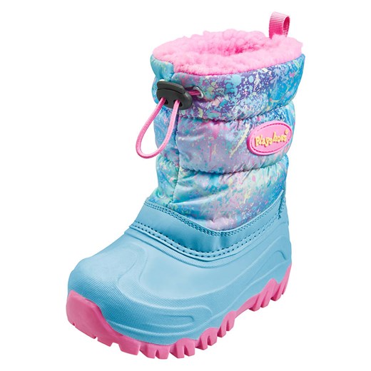 Playshoes Kozaki zimowe w kolorze różowo-błękitnym ze sklepu Limango Polska w kategorii Buty zimowe dziecięce - zdjęcie 177463899