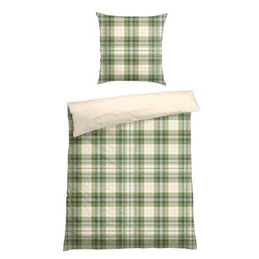 Schiesser Komplet pościeli flanelowej "Morris" w kolorze Schiesser 135x200 cm okazja Limango Polska