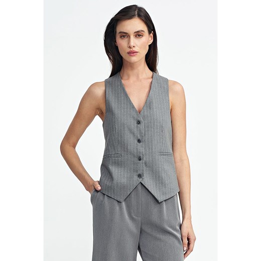 Nife Kamizelka w kolorze szarym Nife 38 Limango Polska wyprzedaż