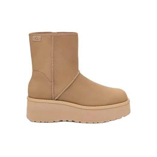 UGG Skórzane botki &quot;Cityfunc Mid&quot; w kolorze beżowym ze sklepu Limango Polska w kategorii Śniegowce damskie - zdjęcie 177464667