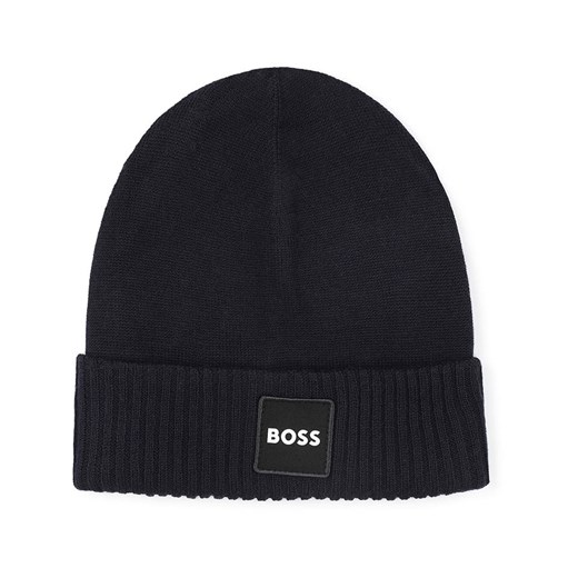 Hugo Boss Kids Czapka beanie w kolorze czarnym ze sklepu Limango Polska w kategorii Czapki dziecięce - zdjęcie 177465286
