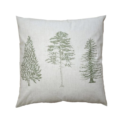 Clayre &amp; Eef Poszewka w kolorze beżowo-zielonym na poduszkę - 45 x 45 cm ze sklepu Limango Polska w kategorii Poduszki dekoracyjne - zdjęcie 177467019