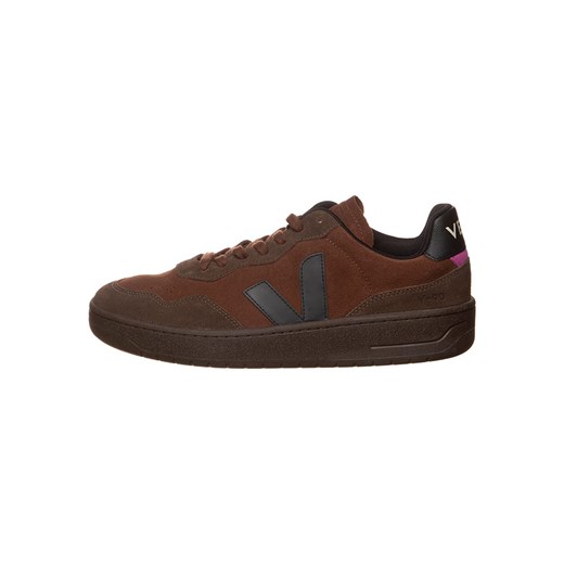 Veja Skórzane sneakersy &quot;V 90&quot; w kolorze jasnobrązowo-brązowym ze sklepu Limango Polska w kategorii Buty sportowe męskie - zdjęcie 177469626
