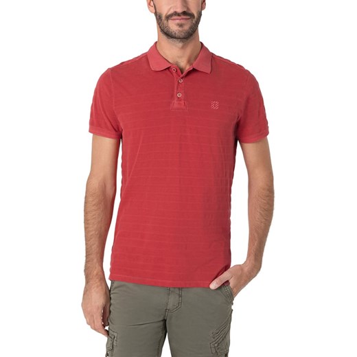 Timezone Koszulka polo w kolorze czerwonym ze sklepu Limango Polska w kategorii T-shirty męskie - zdjęcie 177469739
